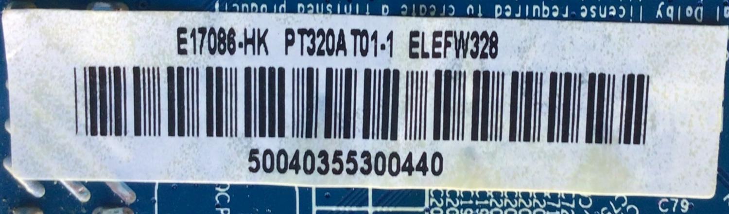MAIN FUENTE PARA TV ELEMENT / NUMERO DE PARTE 50040355300440 / CV3553BH-Q42 / 7.D3553BHQ4213.2B6 / CV3553BH_Q42_13 / 75H07111705KC1903 / DISPLAY PT320AT01-1 / MODELO ELEFW328 - Imagen 2